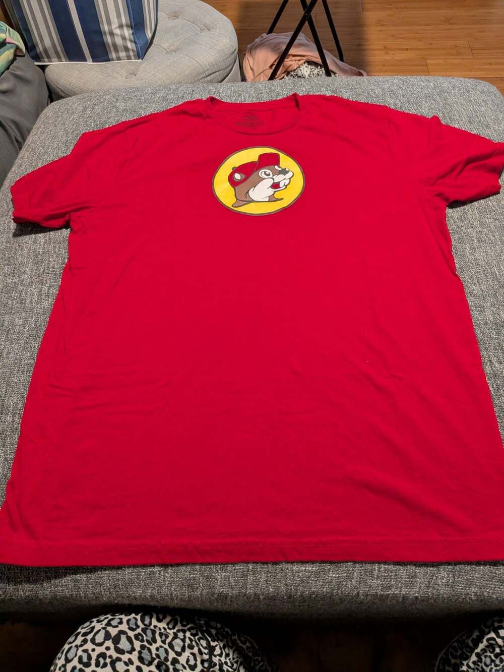 Buc-ee's Classic Logo Red Short Sleeve T-Shirt Men's XL